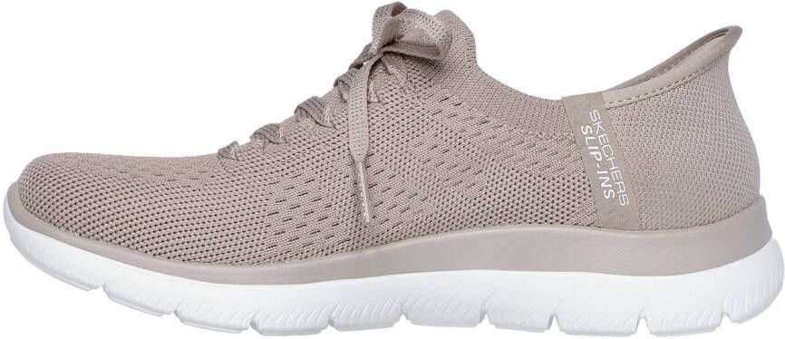 Skechers Slip-on sneakers SUMMITS-NEW DAILY slippers vrijetijdsschoen in vegan uitvoering