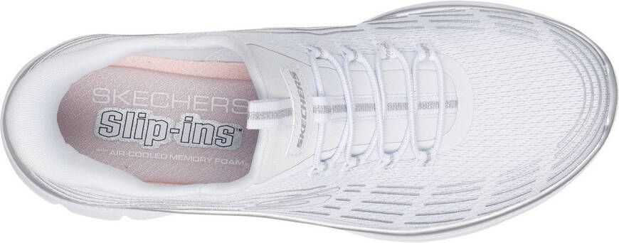 Skechers Slip-on sneakers SUMMITS PLUS-SOFT LUSTER Vrijetijdsschoen instapschoen in vegan uitvoering