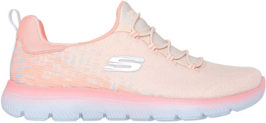 Skechers Slip-on sneakers Summits trainingsschoen sneaker instapper lage schoen met bungee-sluiting