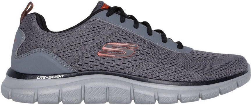 Skechers Slip-on sneakers TRACK-LESHUR Vrijetijdsschoen trainingsschoen instapschoen in materiaalmix