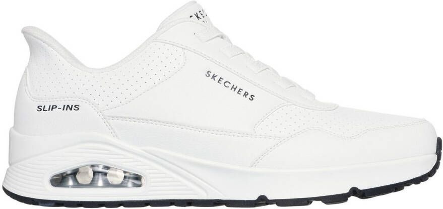 Skechers Slip-on sneakers UNO-BANKSIA LUXE Sleehak sneaker met luchtkussen