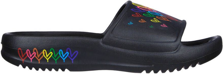 Skechers Slippers FOAMIES-IN LOVE WITH LOVE met hartjesprint
