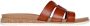 Skechers Desert Kiss Low Peak Look Dames Slippers Bruin - Thumbnail 5