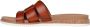 Skechers Desert Kiss Low Peak Look Dames Slippers Bruin - Thumbnail 6