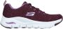 Skechers Arch Fit Glee for all zwart wit sneakers dames(149713 BKW ) - Thumbnail 38