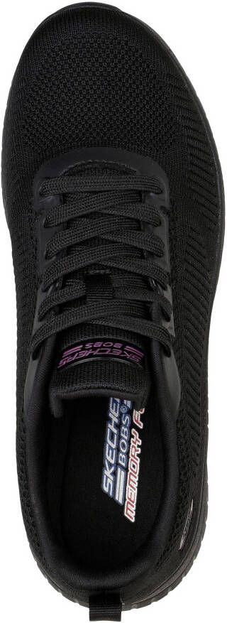 Skechers Sneakers BOBS SQUAD CHAOS FACE OFF Vrijetijdsschoen lage schoen veterschoen machinewas G-wijdte