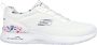 Skechers Air Dynamight Sneakers White Multi Lighti Dames - Thumbnail 3