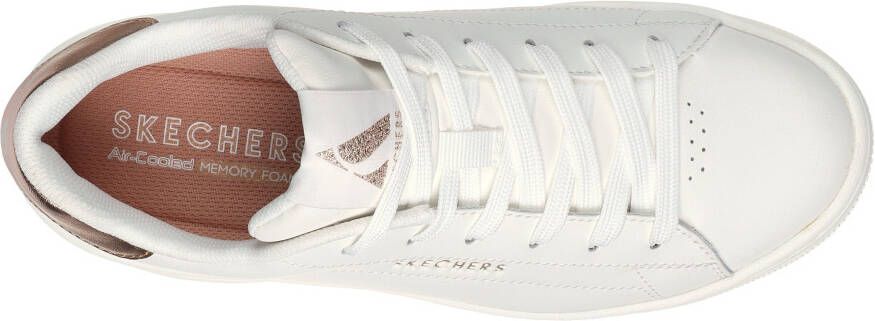 Skechers Sneakers UNO COURT met metallic-applicatie vrijetijdsschoen lage schoen veterschoen
