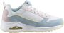 Skechers Uno 2 Much Fun sneakers blauw Suede Dames - Thumbnail 10