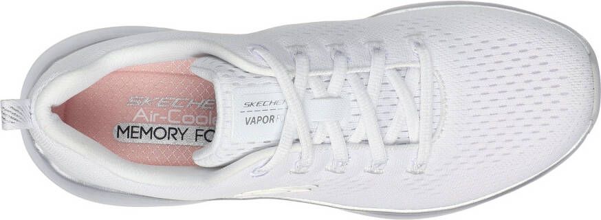 Skechers Sneakers VAPOR FOAM-MIDNIGHT GLIMMER in vegan verwerking vrijetijdsschoen halve schoen veterschoen