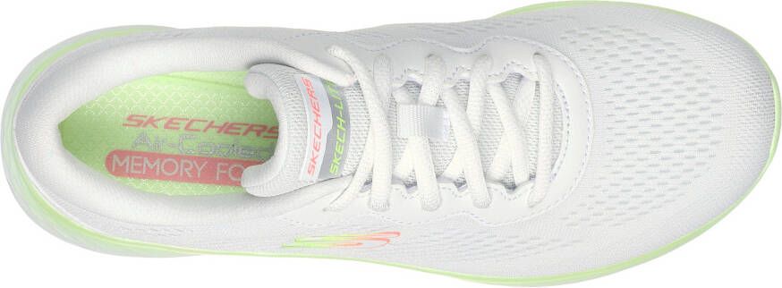 Skechers Sneakers SKECH-LITE PRO-STUNNING STEPS vrijetijdsschoen lage schoen veterschoen met air-cooled memory foam