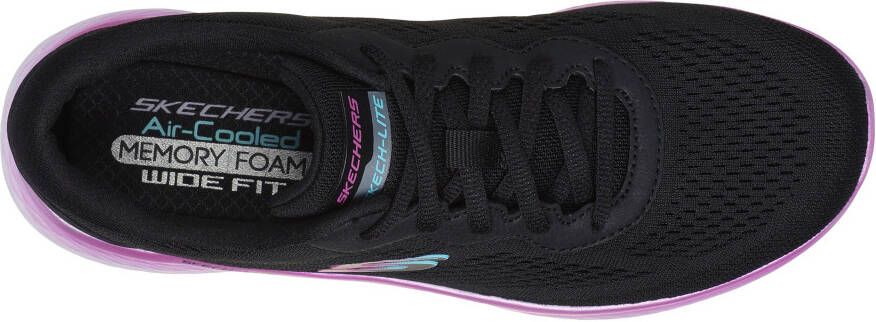 Skechers Sneakers SKECH-LITE PRO-STUNNING STEPS vrijetijdsschoen lage schoen veterschoen met air-cooled memory foam
