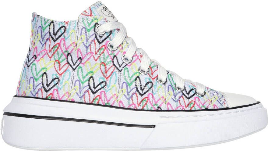 Skechers Sneakers CORDOVA CLASSIC-LOVE LETTERS met schattige hartjesprint vrijetijdsschoen lage schoen veterschoen