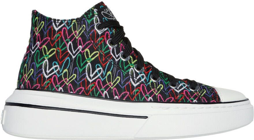 Skechers Sneakers CORDOVA CLASSIC-LOVE LETTERS met schattige hartjesprint vrijetijdsschoen lage schoen veterschoen