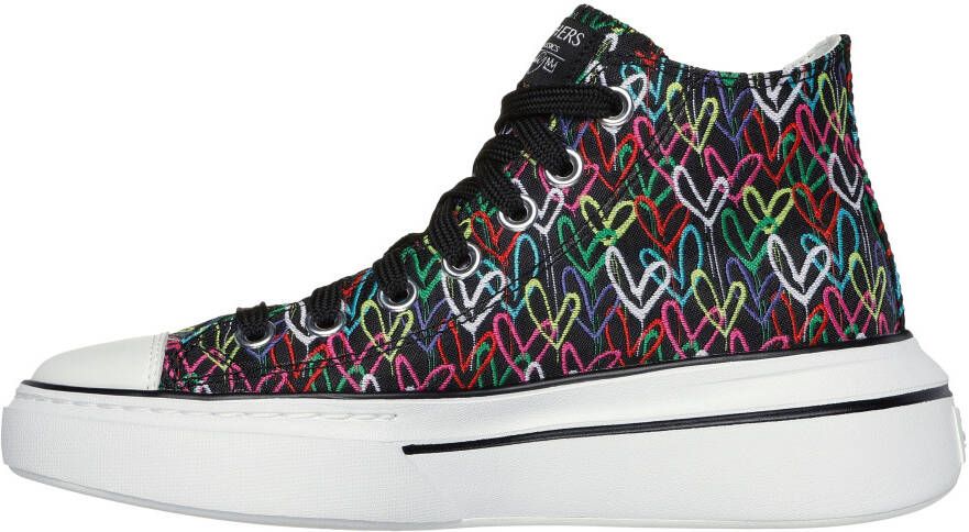 Skechers Sneakers CORDOVA CLASSIC-LOVE LETTERS met schattige hartjesprint vrijetijdsschoen lage schoen veterschoen