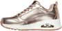 Skechers -Dames -Sneaker- Uno-Metallixs- Rosegold-177109 RSGD - Thumbnail 12