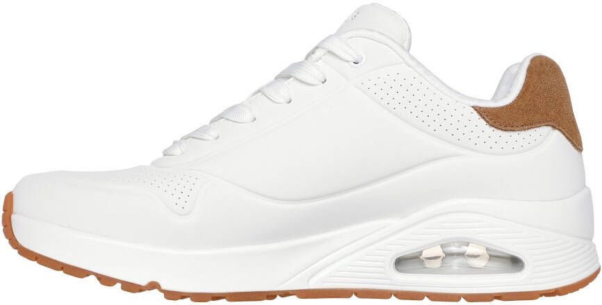 Skechers Sneakers UNO-SUITED ON AIR vrijetijdsschoen lage schoen veterschoen met modieuze sleehak