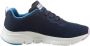 Skechers Arch Fit-Infinity Cool 149722-NVMT Vrouwen Marineblauw Sneakers - Thumbnail 49