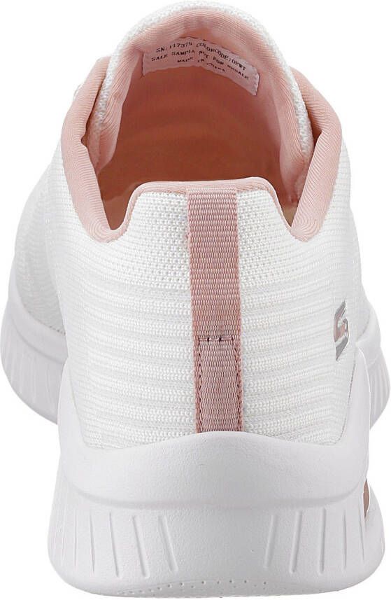 Skechers Sneakers BOBS SQUAD CHAOS AIR met gepolsterde schaprand vrijetijdsschoen lage schoen veterschoen