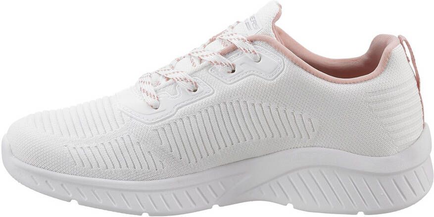 Skechers Sneakers BOBS SQUAD CHAOS AIR met gepolsterde schaprand vrijetijdsschoen lage schoen veterschoen