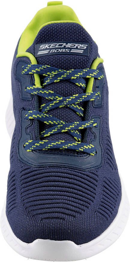 Skechers Sneakers BOBS SQUAD CHAOS AIR met gepolsterde schaprand vrijetijdsschoen lage schoen veterschoen