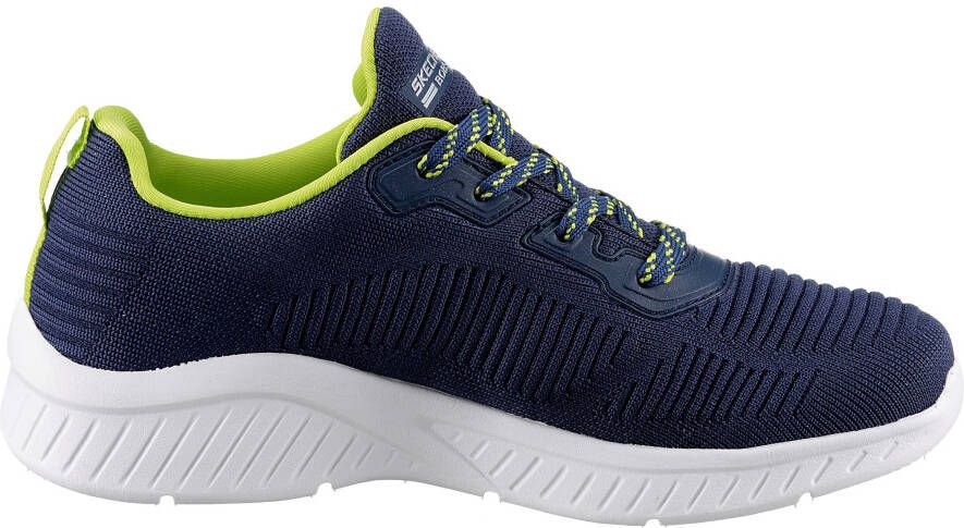 Skechers Sneakers BOBS SQUAD CHAOS AIR met gepolsterde schaprand vrijetijdsschoen lage schoen veterschoen