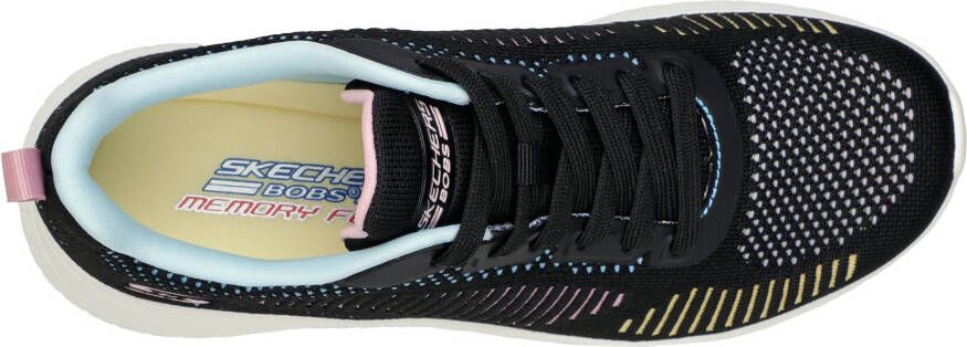 Skechers Sneakers BOBS SQUAD CHAOS COLOR CRUSH in mooie kleurencombinatie vrijetijdsschoen lage schoen veterschoen
