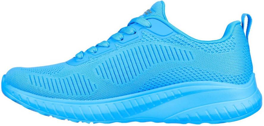 Skechers Sneakers BOBS SQUAD CHAOS-COOL RYTHMS brei sneakers veterschoen in vegan uitvoering