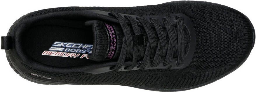 Skechers Sneakers BOBS SQUAD CHAOS FACE OFF Vrijetijdsschoen lage schoen veterschoen met comfort binnenschoen