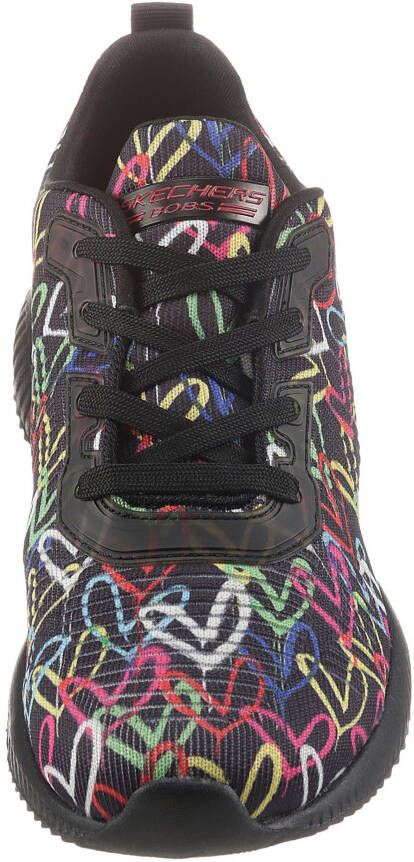 Skechers Bobs Sport Squad Sneakers zwart Textiel - Foto 9