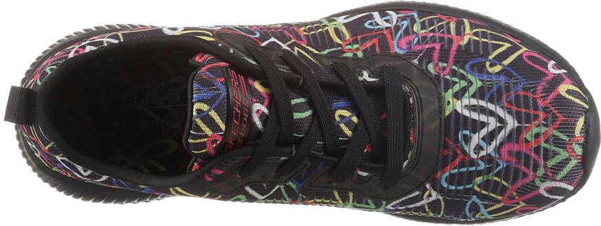 Skechers Bobs Sport Squad Sneakers zwart Textiel - Foto 11