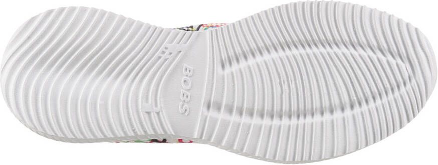 Skechers Sneakers BOBS SQUAD met allover hartjesprint vrijetijdsschoen lage schoen veterschoen