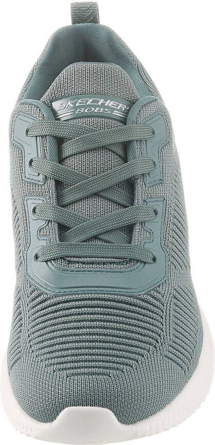 Skechers Sneakers BOBS SQUAD TOUGH TALK met skech-knit vrijetijdsschoen lage schoen veterschoen