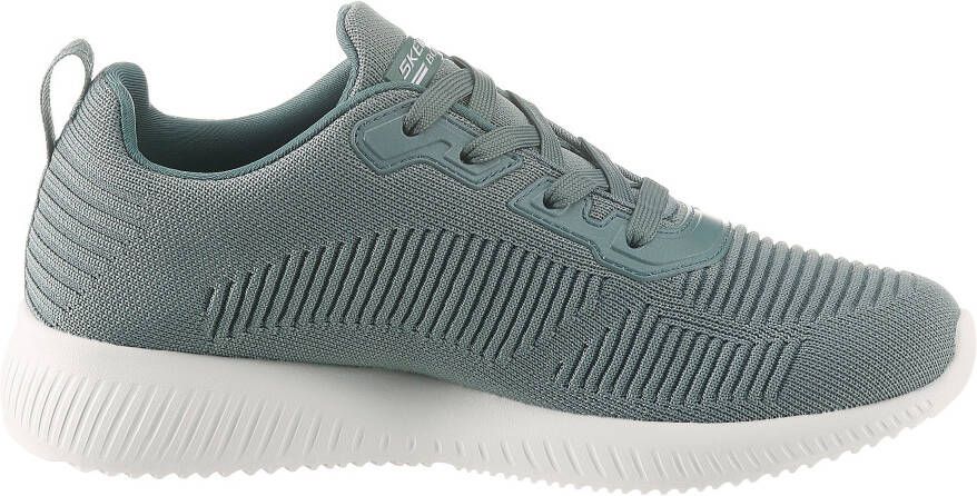 Skechers Sneakers BOBS SQUAD TOUGH TALK met skech-knit vrijetijdsschoen lage schoen veterschoen