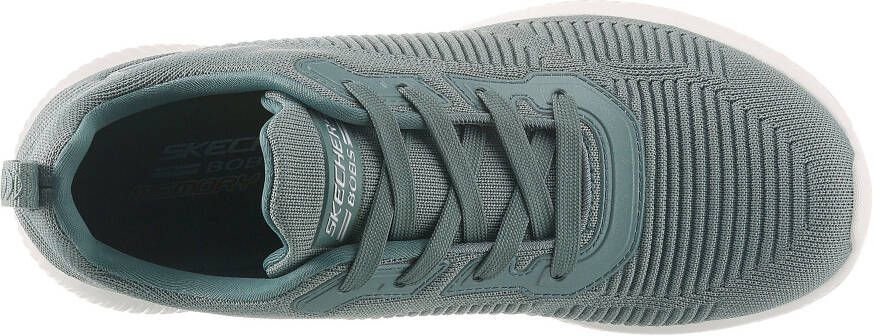 Skechers Sneakers BOBS SQUAD TOUGH TALK met skech-knit vrijetijdsschoen lage schoen veterschoen