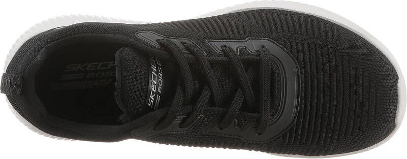 Skechers Sneakers BOBS SQUAD TOUGH TALK Vrijetijdsschoen lage schoen veterschoen met skech-knit
