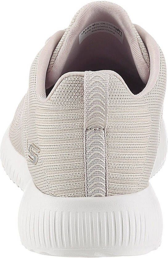 Skechers Sneakers BOBS SQUAD TOUGH TALK met skech-knit vrijetijdsschoen lage schoen veterschoen