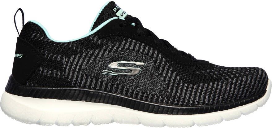 Skechers Sneakers BOUNTIFUL-PURIST in brei-look vrijetijdsschoen lage schoen veterschoen