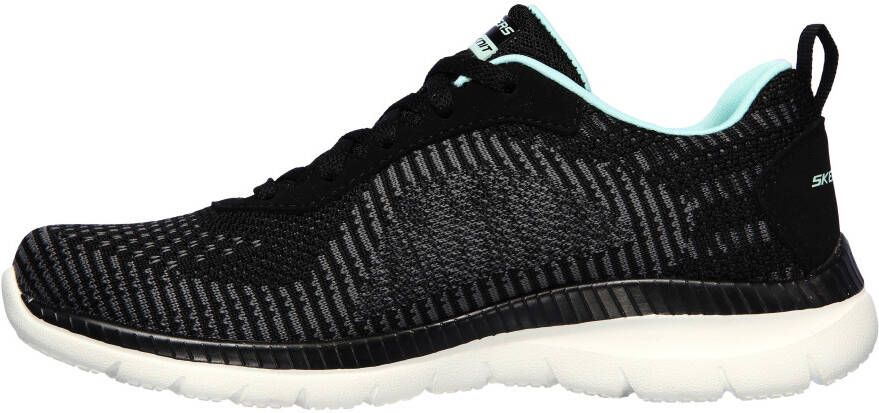 Skechers Sneakers BOUNTIFUL-PURIST in brei-look vrijetijdsschoen lage schoen veterschoen