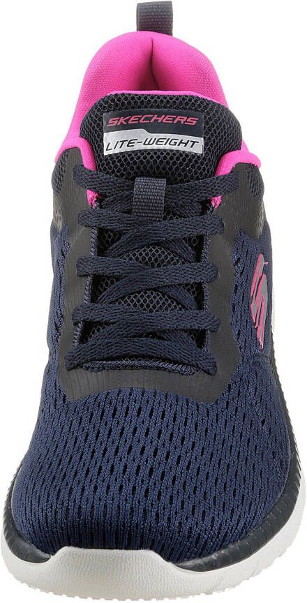 Skechers Sneakers BOUNTIFUL QUICK PATH Vrijetijdsschoen lage schoen veterschoen met gewatteerde binnenzool