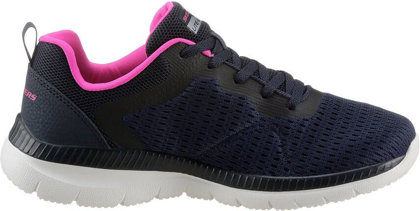 Skechers Sneakers BOUNTIFUL QUICK PATH Vrijetijdsschoen lage schoen veterschoen met gewatteerde binnenzool