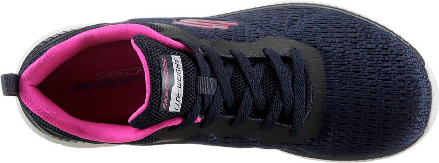 Skechers Sneakers BOUNTIFUL QUICK PATH Vrijetijdsschoen lage schoen veterschoen met gewatteerde binnenzool