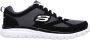 Skechers Burns-Agoura 52635-BKW Mannen Grijs Sneakers Sportschoenen - Thumbnail 7