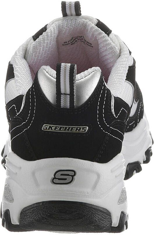 Skechers Sneakers D´Lites Biggest Fan in trendy chunky-style vrijetijdsschoen lage schoen veterschoen