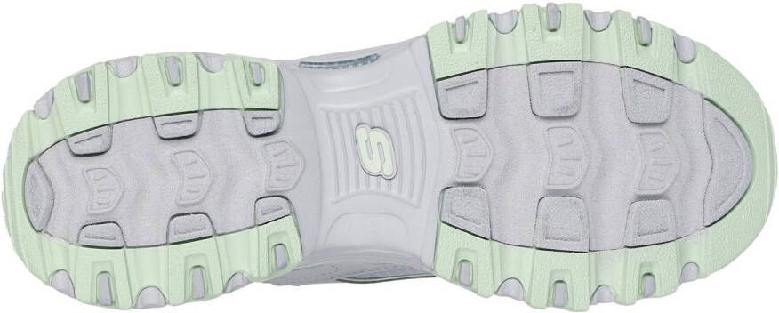Skechers Sneakers D'LITES-CHROMATIC plateausneaker veterschoen met metallic accenten