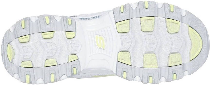 Skechers Sneakers D'LITES-CHROMATIC plateausneaker veterschoen met metallic accenten