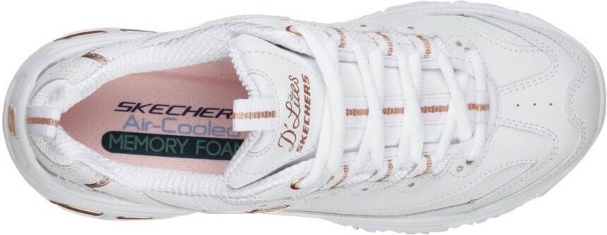 Skechers Sneakers D´Lites-Fresh Start Vrijetijdsschoen lage schoen veterschoen met bio-dri-uitrusting