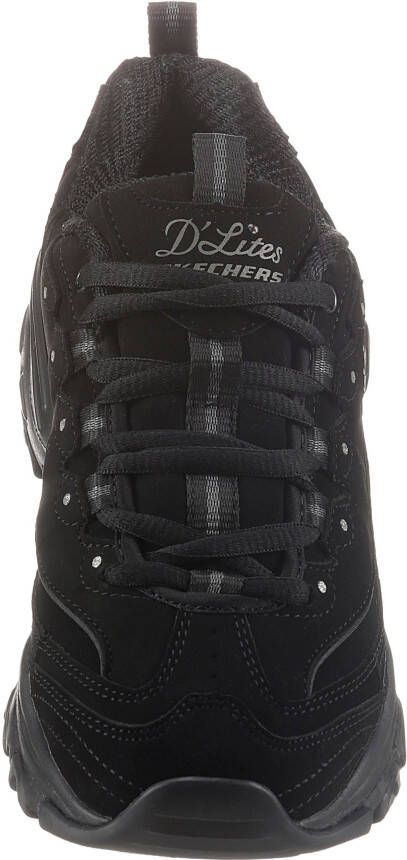 Skechers Sneakers D'LITES PLAY ON Vrijetijdsschoen lage schoen veterschoen met Air Cooled Memory Foam