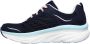 Skechers D'Lux Walker-Infinite Motion Dames Sneakers Navy Light Blue - Thumbnail 10