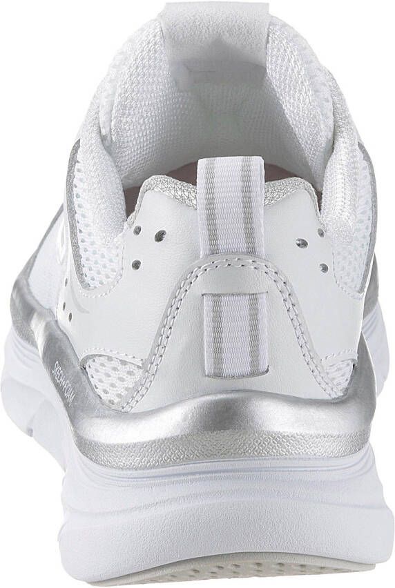 Skechers Sneakers D´Lux Walker met relaxed fit-uitrusting vrijetijdsschoen halfhoge schoen veterschoen